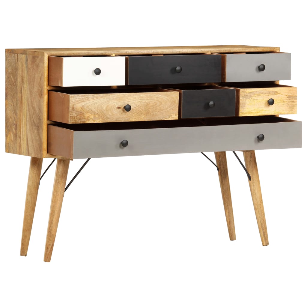 Dressoir 110x30x82 cm massief mangohout