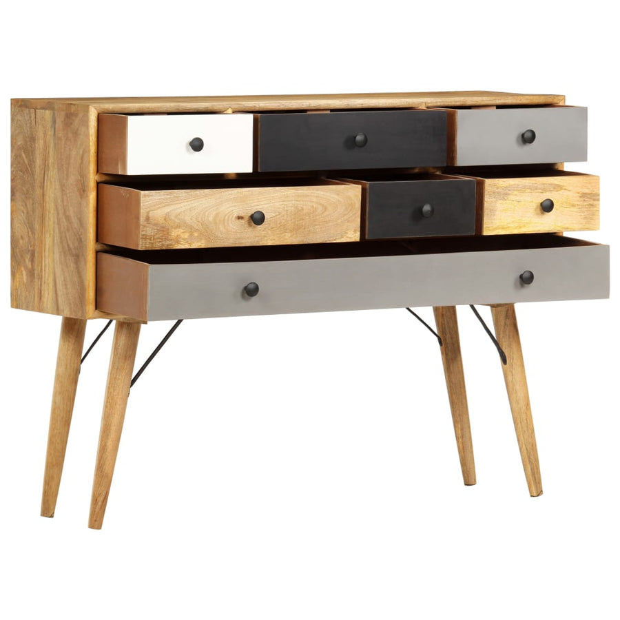 Dressoir 110x30x82 cm massief mangohout