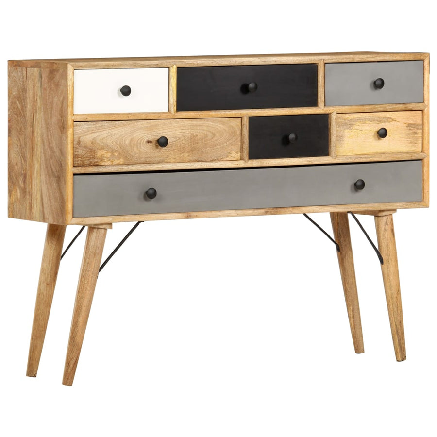 Dressoir 110x30x82 cm massief mangohout