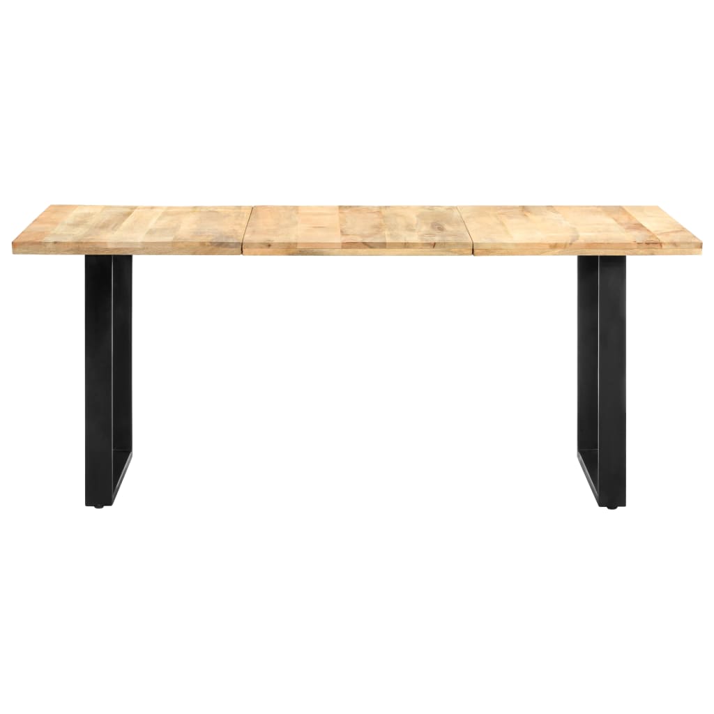Eettafel 180 x 90 x 76 cm massief mangohout