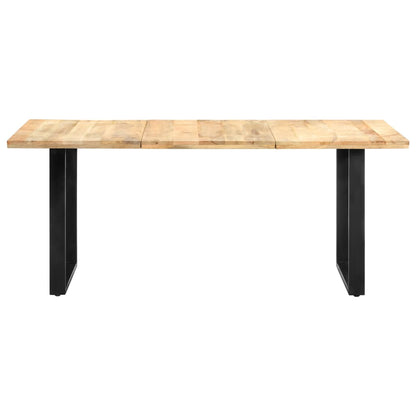 Eettafel 180 x 90 x 76 cm massief mangohout