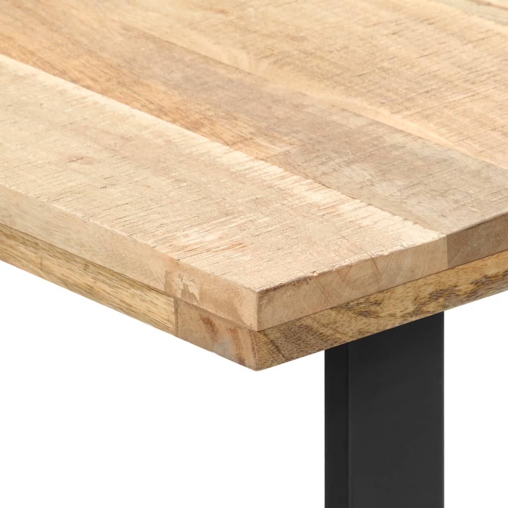 Eettafel 180 x 90 x 76 cm massief mangohout