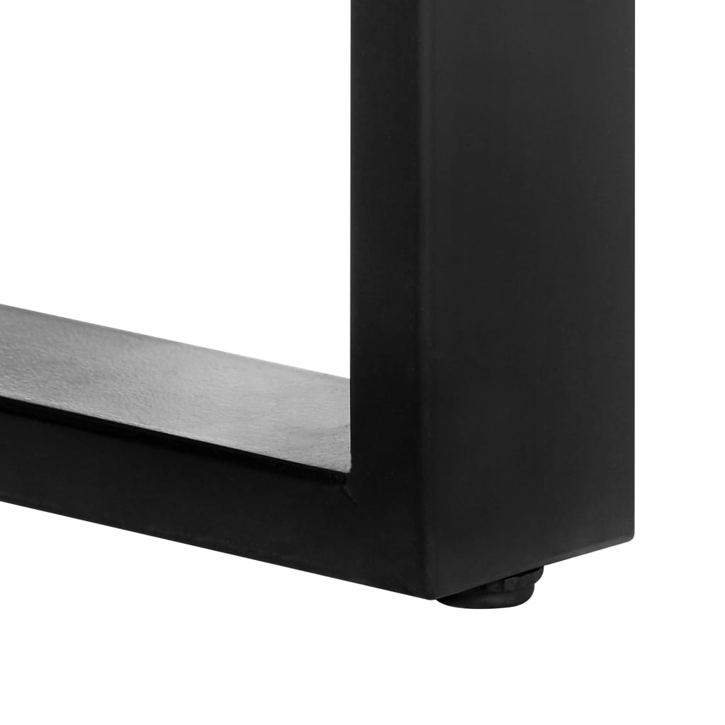 Eettafel 180 x 90 x 76 cm massief mangohout