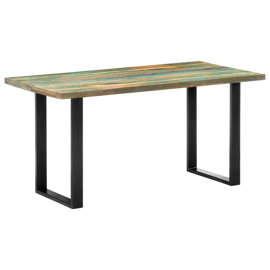 Eettafel 160x80x75 cm massief gerecycled hout
