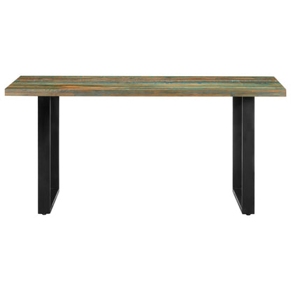 Eettafel 160x80x75 cm massief gerecycled hout