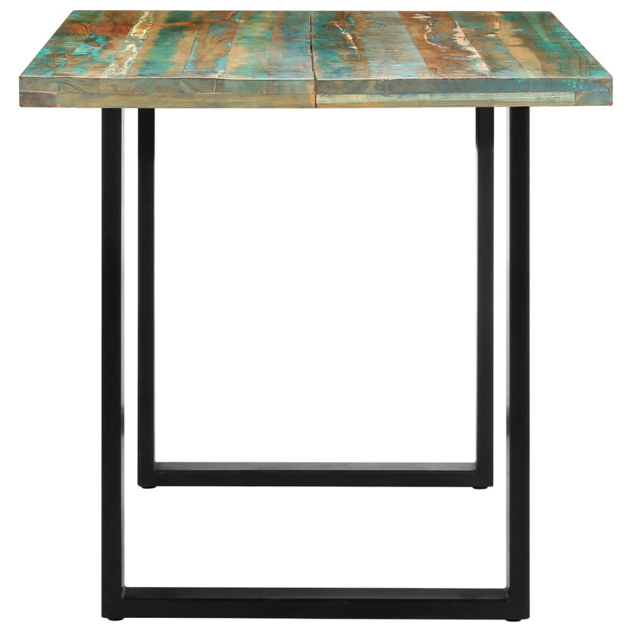 Eettafel 160x80x75 cm massief gerecycled hout