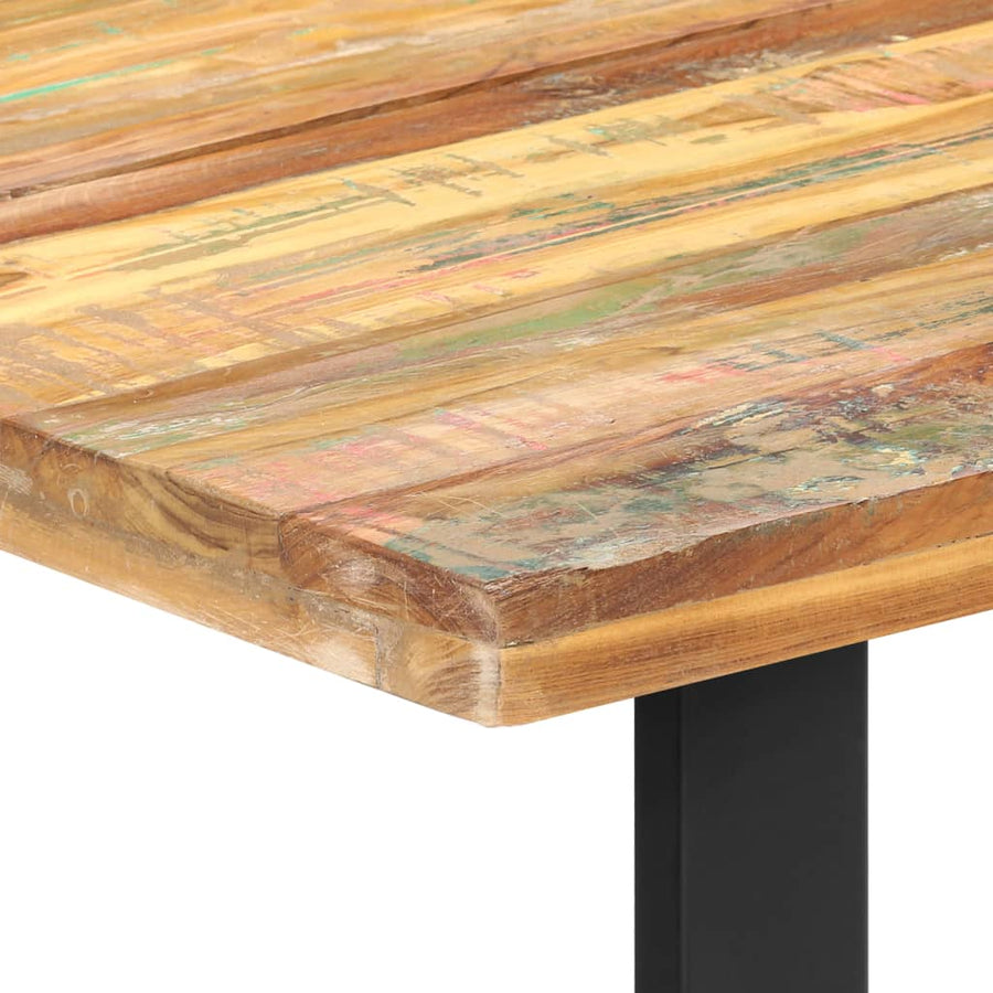 Eettafel 160x80x75 cm massief gerecycled hout