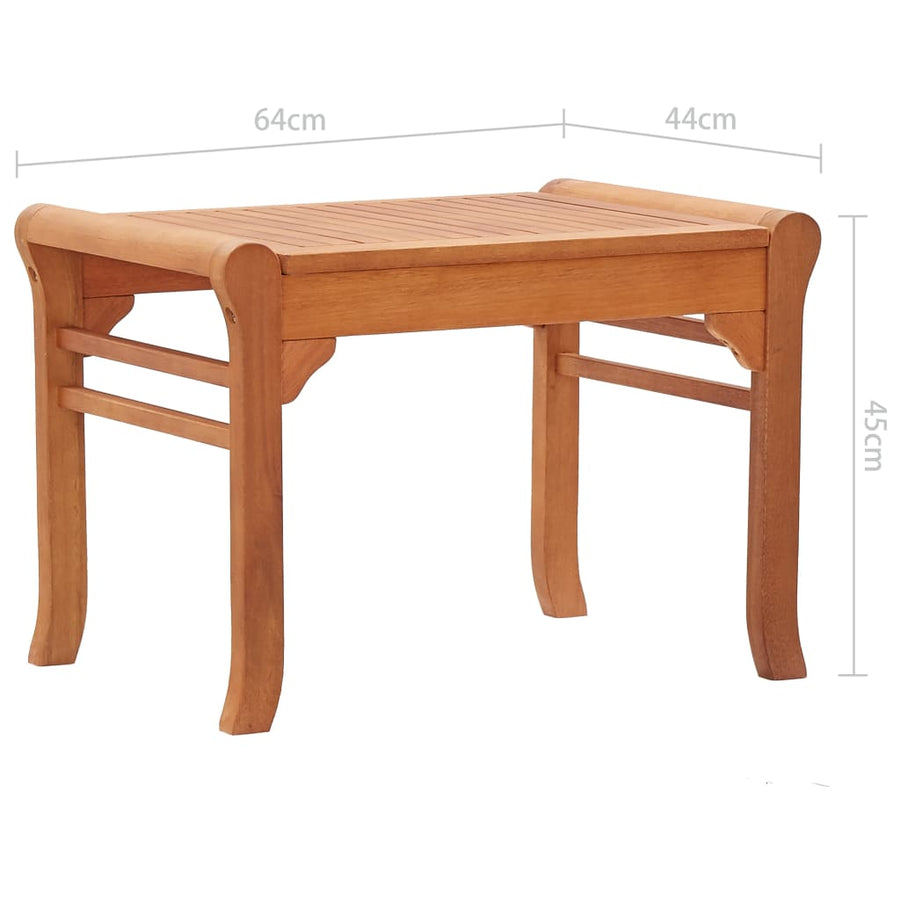 Tuinbank 64 Cm Massief Eucalyptushout 64 x 44 x 45 cm