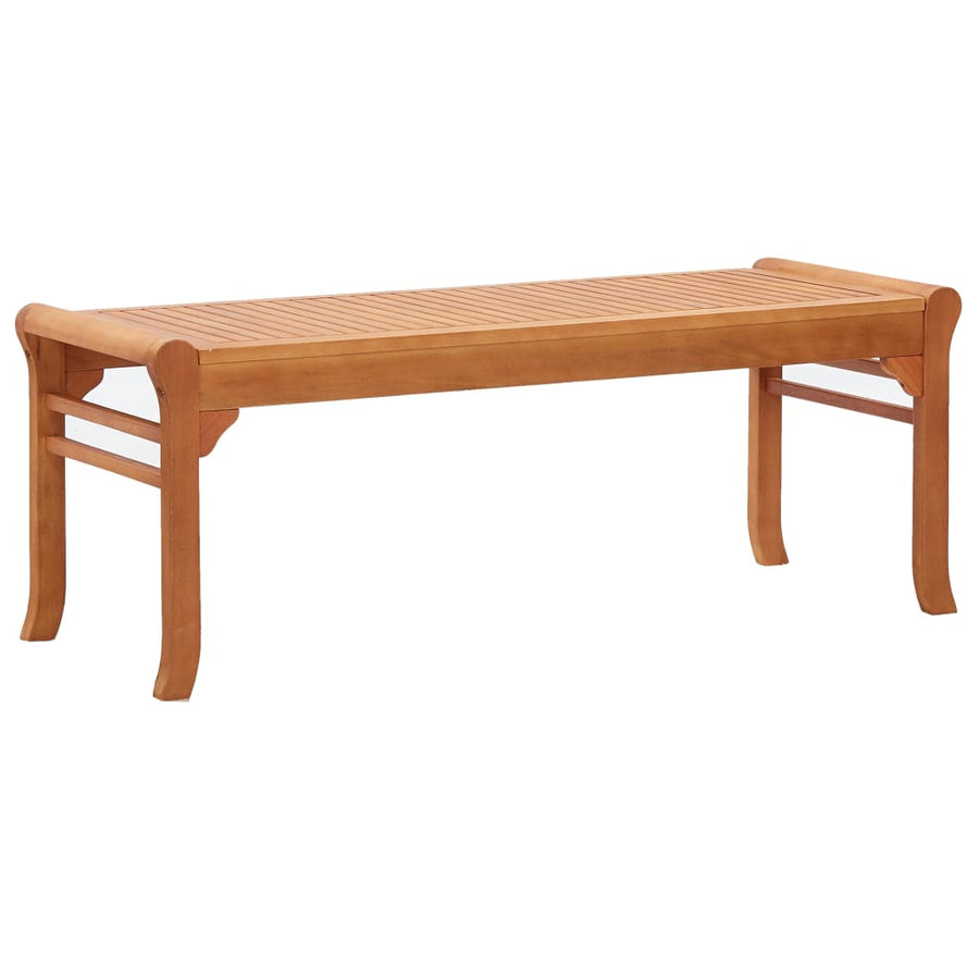 Tuinbank 2-Zits 20 Cm Massief Eucalyptushout 120 x 44 x 45 cm