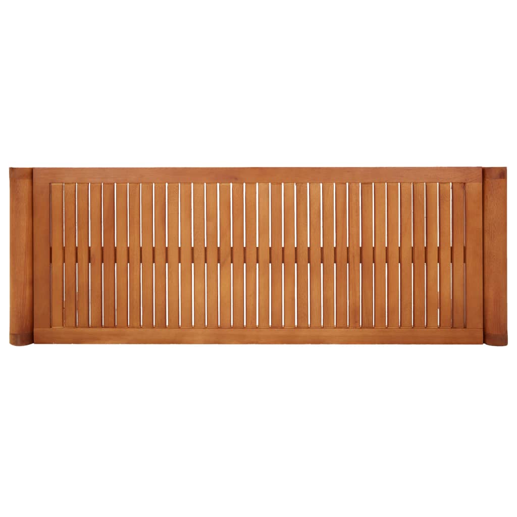 Tuinbank 2-Zits 20 Cm Massief Eucalyptushout 120 x 44 x 45 cm
