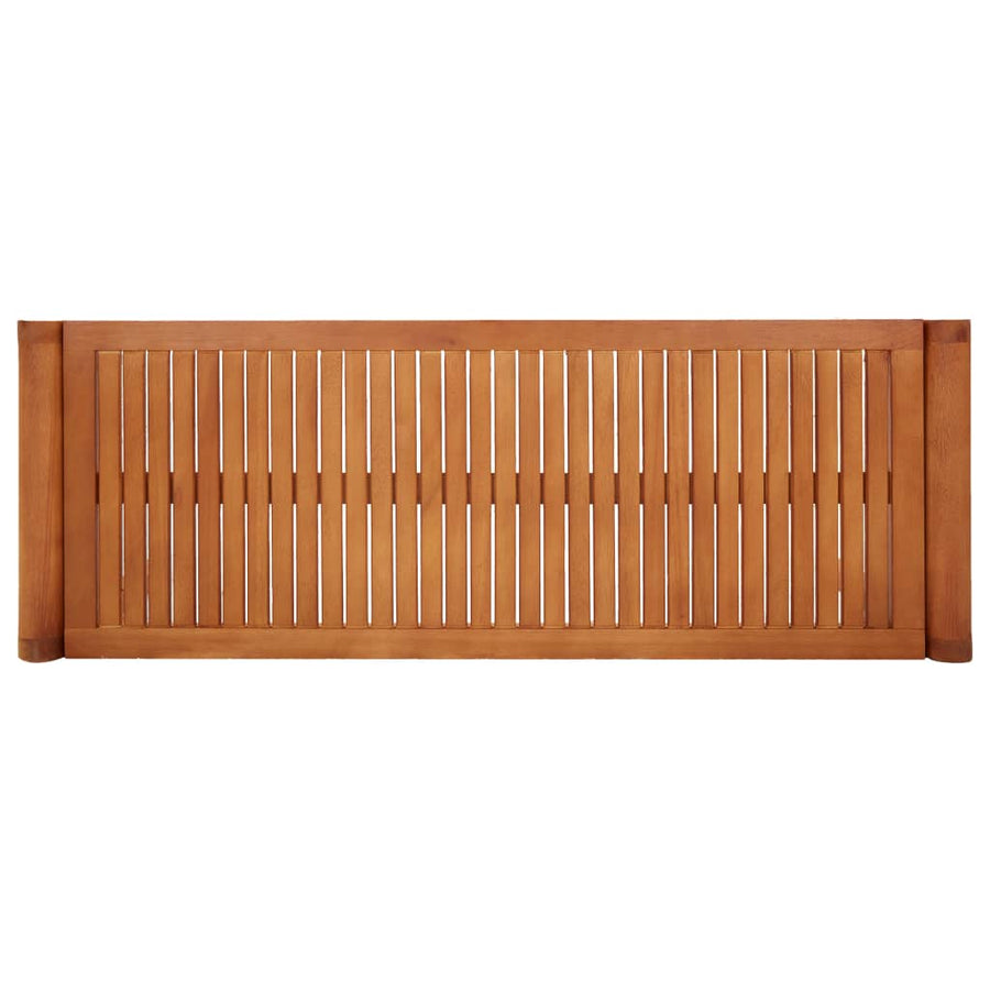 Tuinbank 2-Zits 20 Cm Massief Eucalyptushout 120 x 44 x 45 cm