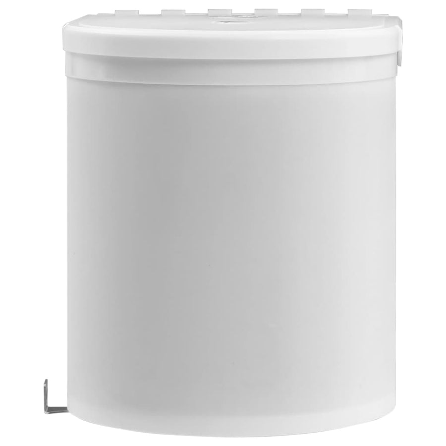 Keukenvuilnisbak inbouw 8 L kunststof 26.5 x 26.5 cm Wit