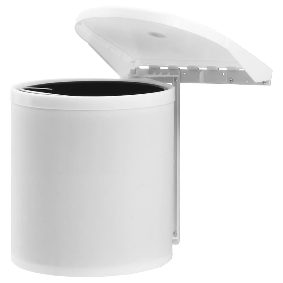 Keukenvuilnisbak inbouw 8 L kunststof 26.5 x 26.5 cm Wit