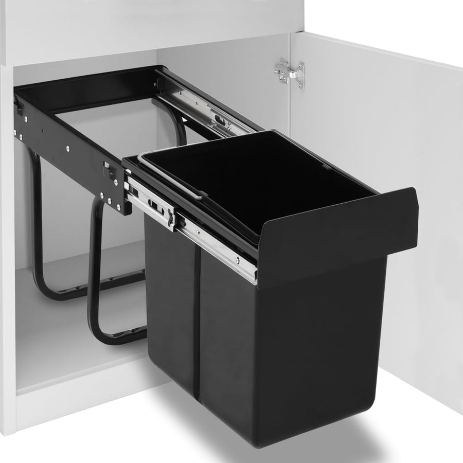 Inbouwprullenbak uittrekbaar soft-close 20 L 1 20 l 34 x 26 x 35.1 cm