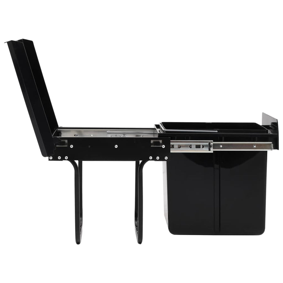 Inbouwprullenbak uittrekbaar soft-close 20 L 1 20 l 34 x 26 x 35.1 cm