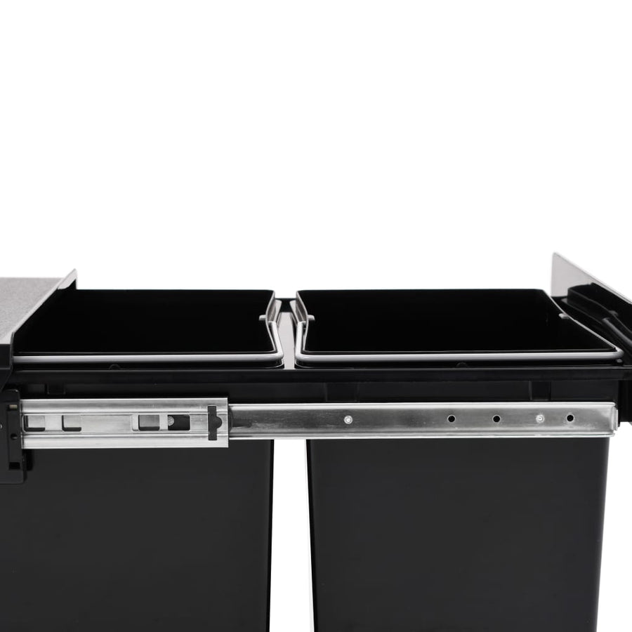 Inbouwprullenbak uittrekbaar soft-close 20 L 1 20 l 34 x 26 x 35.1 cm