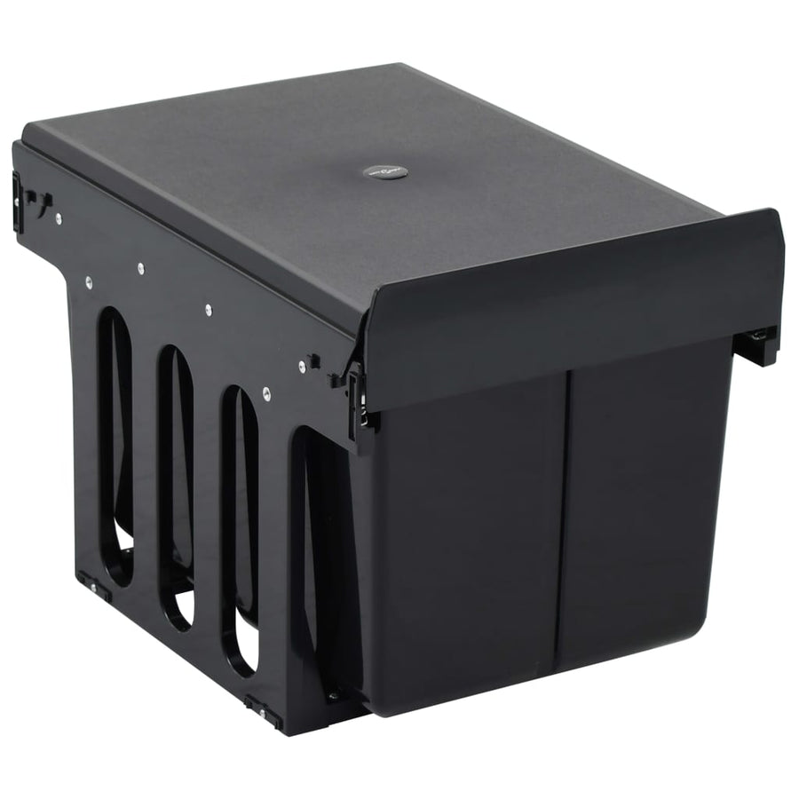 Inbouwprullenbak Uittrekbaar Soft-Close 2 36 l 48 x 34.3 x 35.1 cm