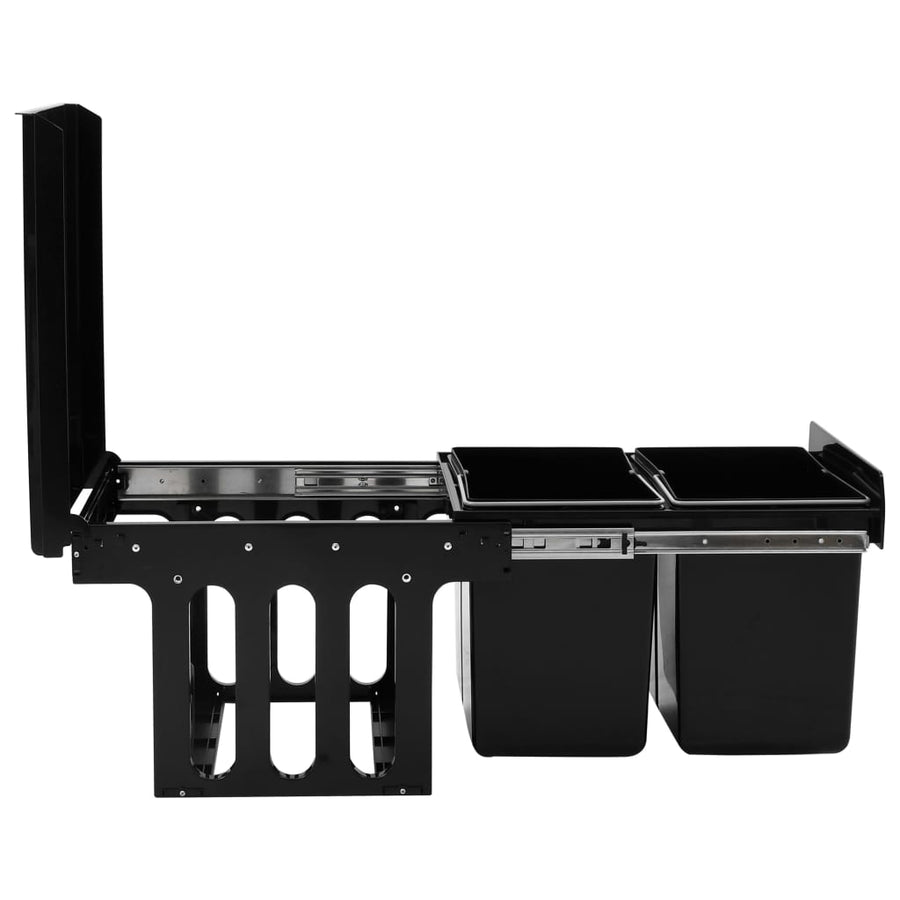 Inbouwprullenbak Uittrekbaar Soft-Close 2 36 l 48 x 34.3 x 35.1 cm