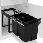 Built-in pull-out bin soft-close 48 L