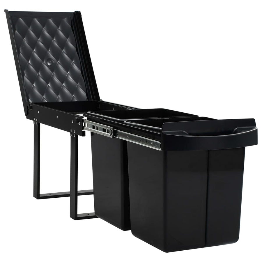 Inbouwprullenbak uittrekbaar soft-close 48 L 2 48 l 51.8 x 34 x 41.3 cm