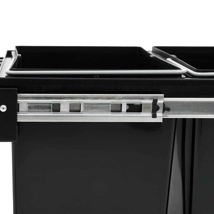 Inbouwprullenbak uittrekbaar soft-close 48 L 2 48 l 51.8 x 34 x 41.3 cm