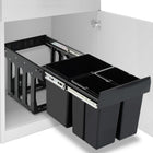 Built-in pull-out bin soft-close 48 L