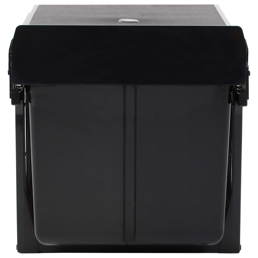 Inbouwprullenbak uittrekbaar soft-close 48 L 3 48 l 48 x 34.3 x 35.1 cm