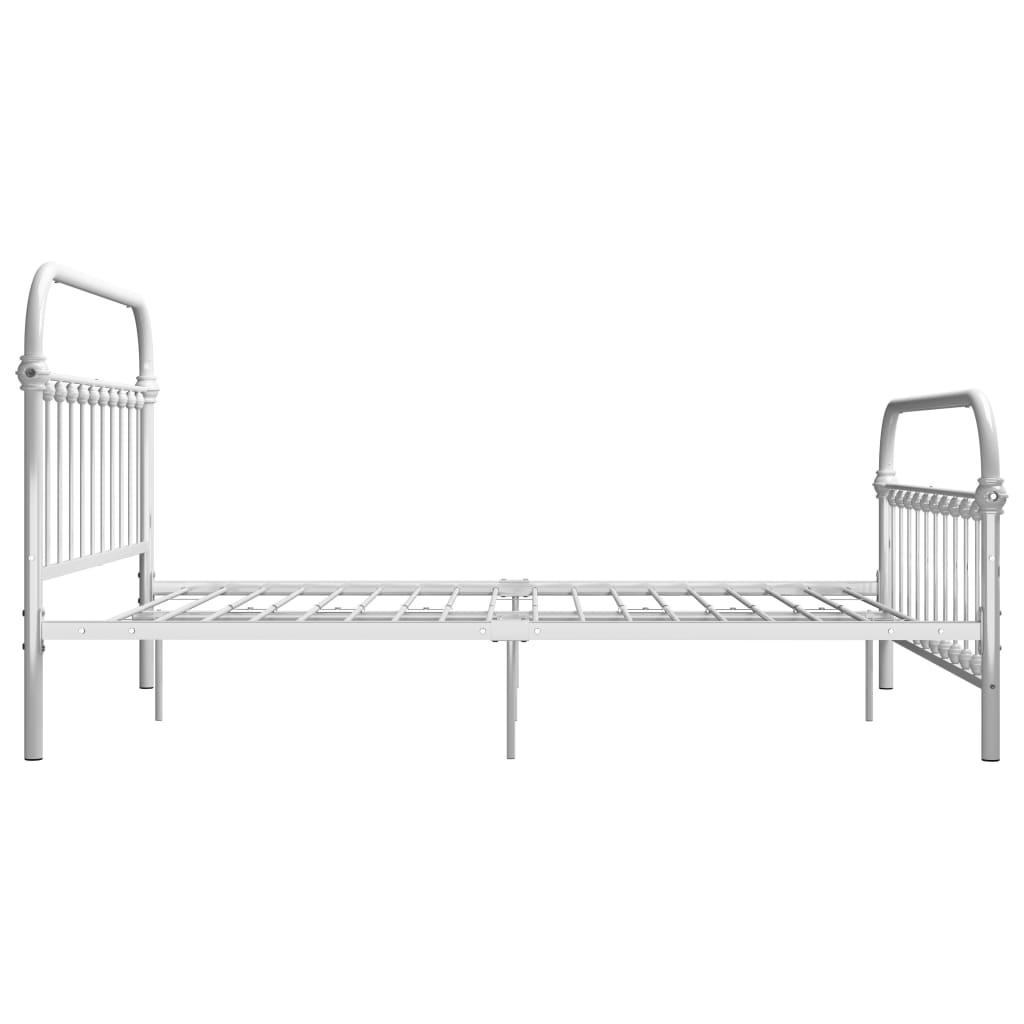 Bedframe metaal wit 160x200 cm