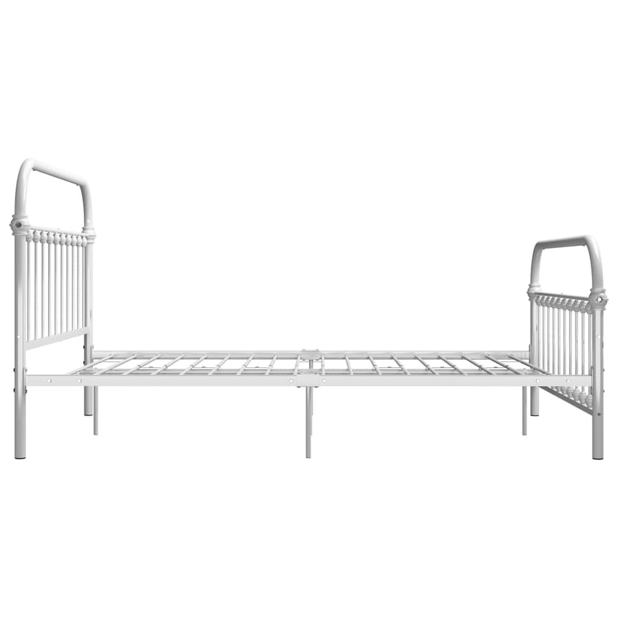 Bedframe metaal wit 160x200 cm