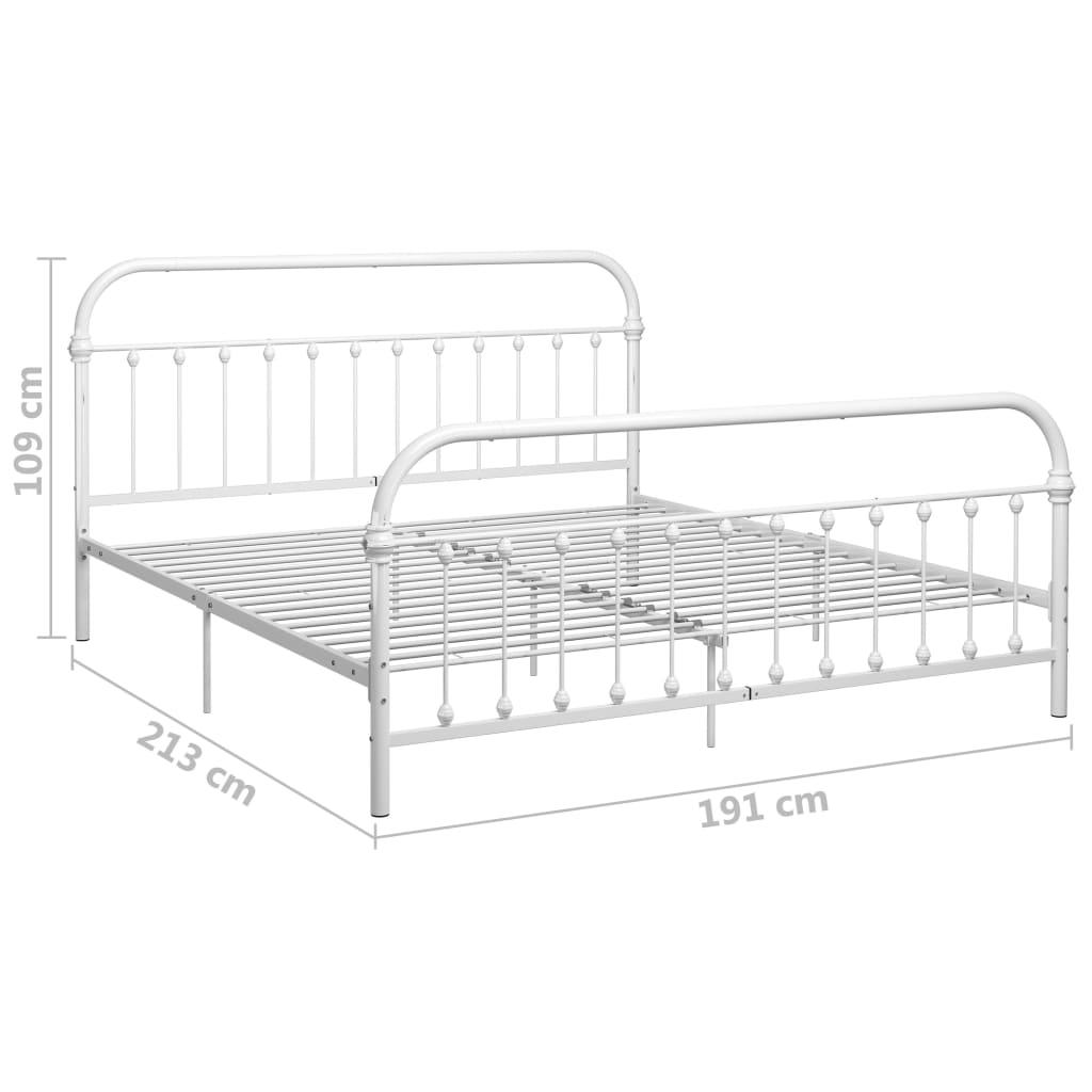 Bedframe Metaal 180 x 200 cm