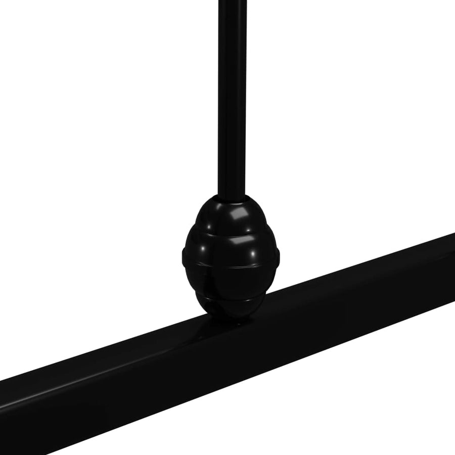 Bedframe Metaal 100 x 200 cm Zwart