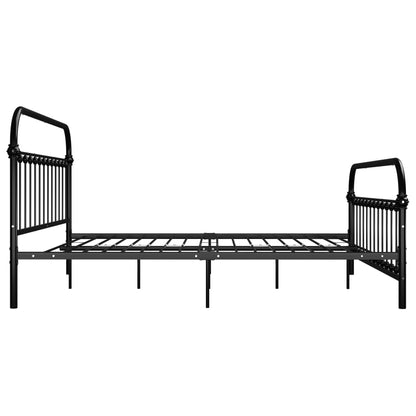 Bedframe Metaal 180 x 200 cm Zwart