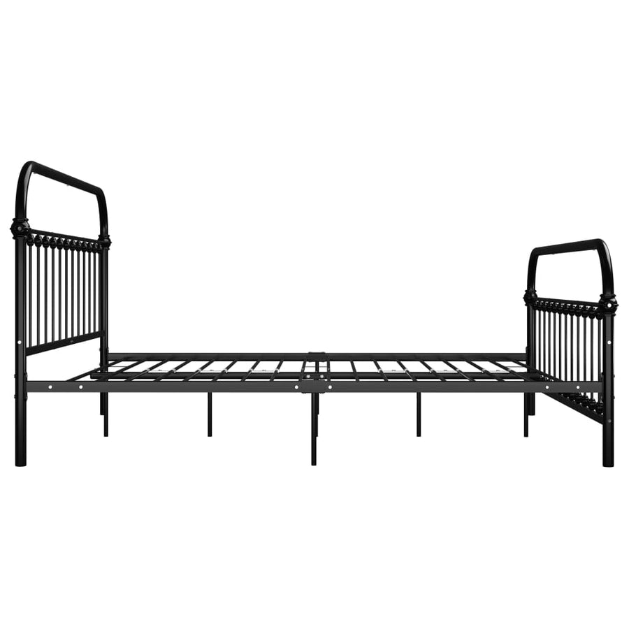 Bedframe Metaal 180 x 200 cm Zwart