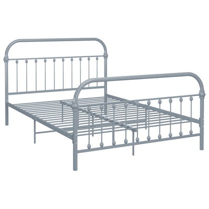 Bedframe Metaal 120 x 200 cm Grijs