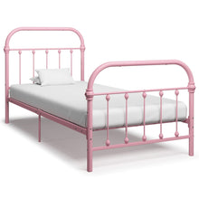 Bedframe Metaal 90 x 200 cm Roze