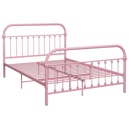 Bedframe Metaal 120 x 200 cm Roze