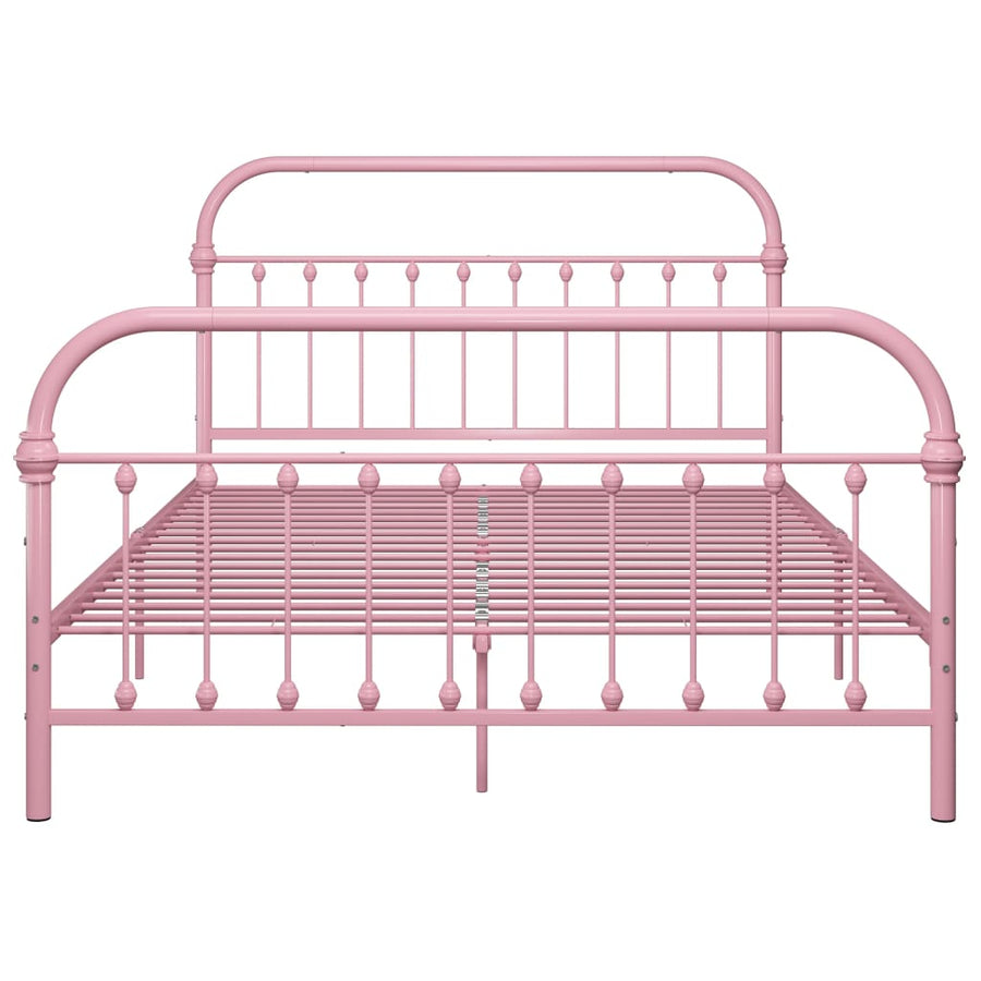 Bedframe Metaal 120 x 200 cm Roze