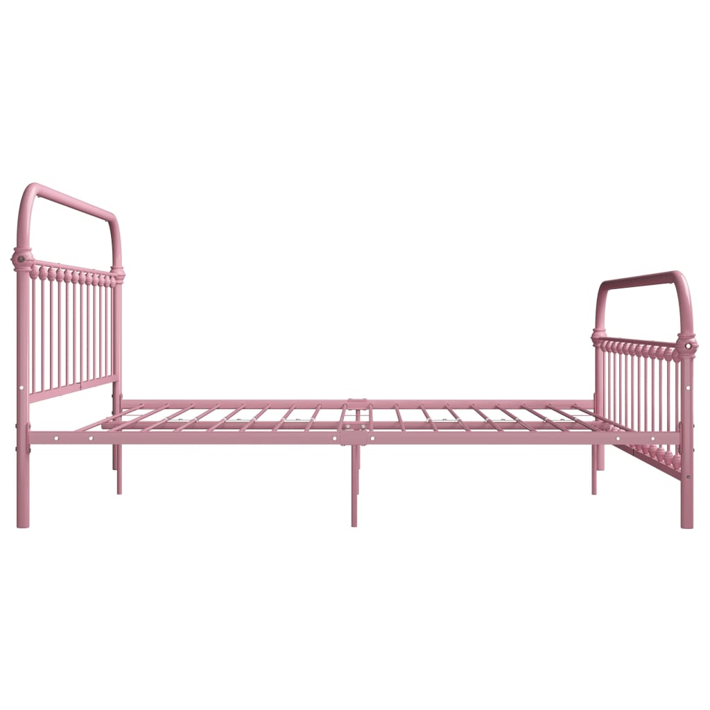 Bedframe Metaal 180 x 200 cm Roze