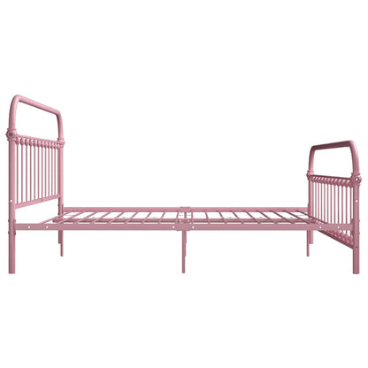Bedframe Metaal 180 x 200 cm Roze