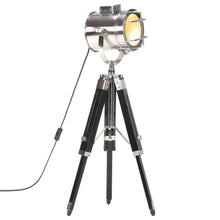 Vloerlamp Driepoot 69 Cm Massief Mangohout Zwart