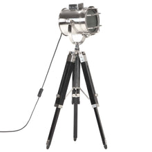 Vloerlamp Driepoot 69 Cm Massief Mangohout Zwart
