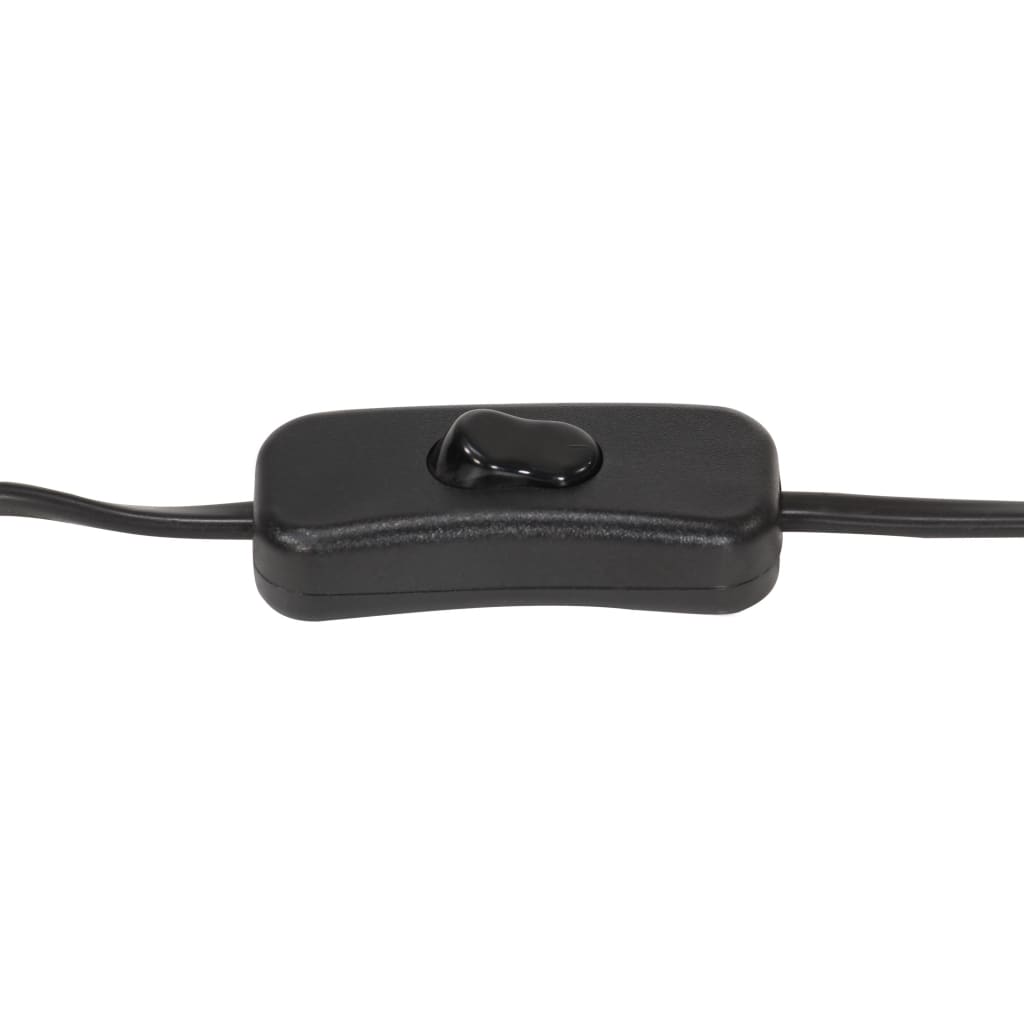 Vloerlamp Driepoot 97 Cm Massief Mangohout Zwart