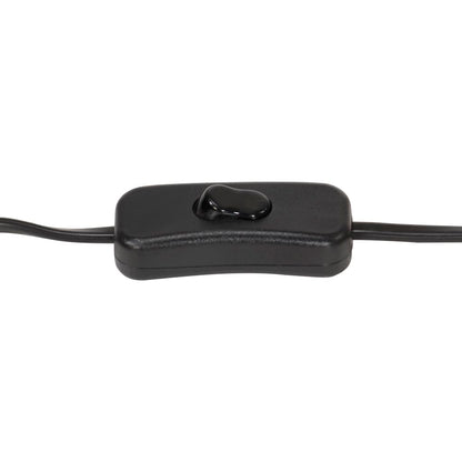 Vloerlamp Driepoot 97 Cm Massief Mangohout Zwart