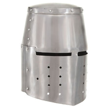 Ridderhelm Middeleeuws Replica Larp Staal Zilverkleurig
