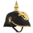 Pickelhaube replica staal zwart