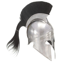 Soldatenhelm Grieks Replica Larp Staal Zilverkleurig