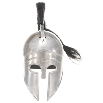 Soldatenhelm Grieks Replica Larp Staal Zilverkleurig