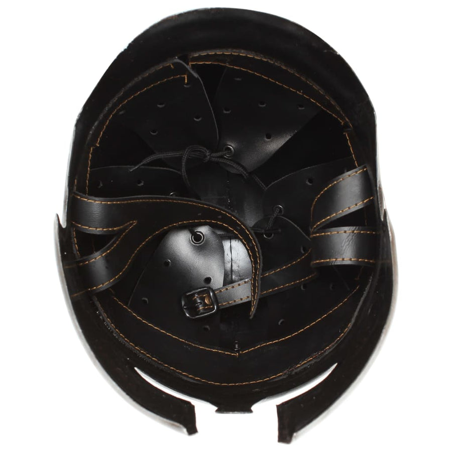 Soldatenhelm Grieks Replica Larp Staal Zilverkleurig