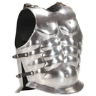 Cuirass Roman replica LARP steel silver-colored