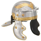 Soldatenhelm Romeins replica staal zilver messing 36x23x29 cm